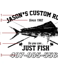 Mud Hole Custom T-Shirt: Vintage Distressed Fish And Rods Gear