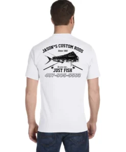 Mud Hole Custom T-Shirt: Vintage Distressed Fish And Rods Gear