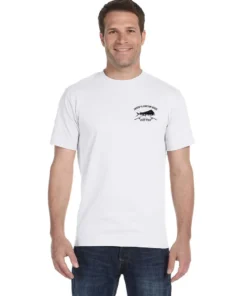 Mud Hole Custom T-Shirt: Vintage Distressed Fish And Rods Gear