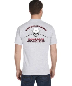 Mud Hole Custom T-Shirt: Skull With Crossing Rods Gear 26 Mud Hole Custom T-Shirt: Skull With Crossing Rods Gear