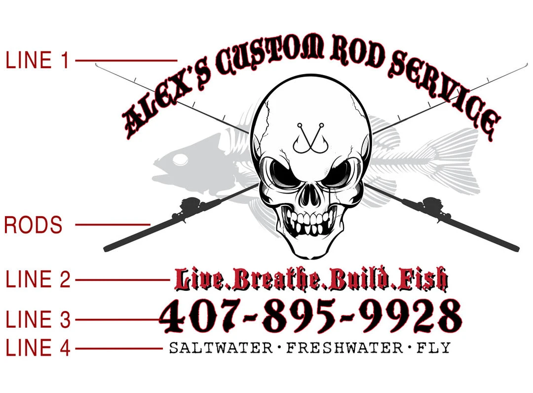 Mud Hole Custom T-Shirt: Skull With Crossing Rods Gear 4 Mud Hole Custom T-Shirt: Skull With Crossing Rods Gear