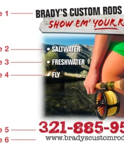 Mud Hole Gear Custom T-Shirt: Show 'Em Your Rod (Female Fly Angler)