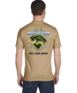 Mud Hole Custom T-Shirt: Largemouth Bass Chasing Lure