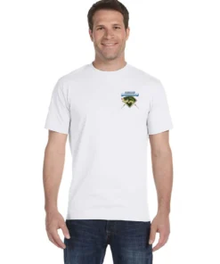 Mud Hole Custom T-Shirt: Largemouth Bass Chasing Lure