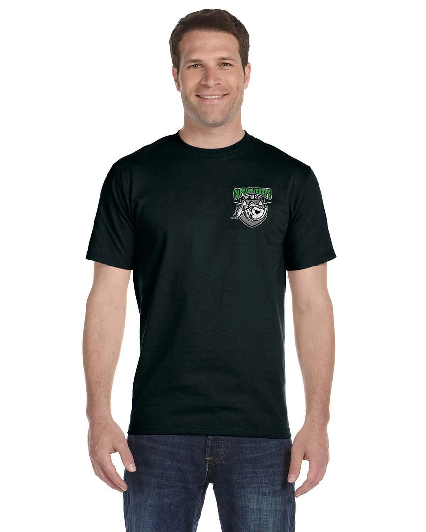Mud Hole Custom T-Shirt: Green Bones 9 Mud Hole Custom T-Shirt: Green Bones