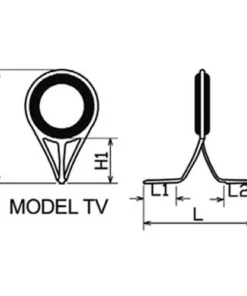 Pacific Bay Components Pac Bay Model TV Guides With Ceramic Rings 9 Pacific Bay Components Pac Bay Model TV Guides With Ceramic Rings