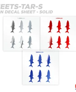 CRB Supplies Tarpon Silhouette Rod Decals - Peel & Stick