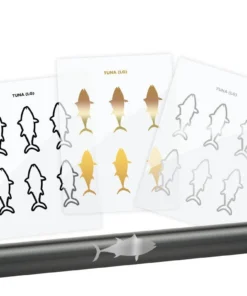 CRB Tuna Silhouette Rod Decals - Peel & Stick Supplies