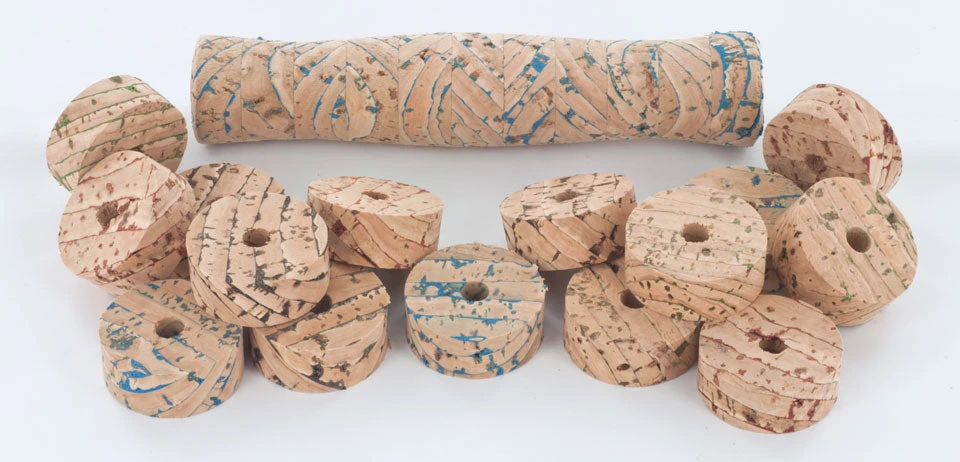 CRB Variegated Color Filled Cork Rings