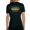 Mud Hole Women's Custom T-Shirt: Bamboo Frame With Crossing Rods Gear