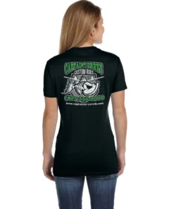 Mud Hole Gear Women's Custom T-Shirt: Green Bones