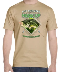 Mud Hole Gear 'Rod Builders Hook Up' Bass Tee